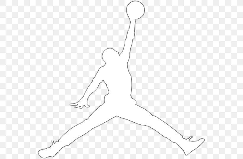 Jumpman Air Jordan Logo Nike Clip Art, PNG, 569x538px, Watercolor, Cartoon, Flower, Frame, Heart Download Free