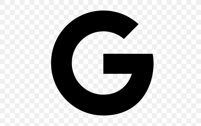 Google Logo, PNG, 512x512px, Google Logo, Black And White, Brand, Font Awesome, Google Download Free