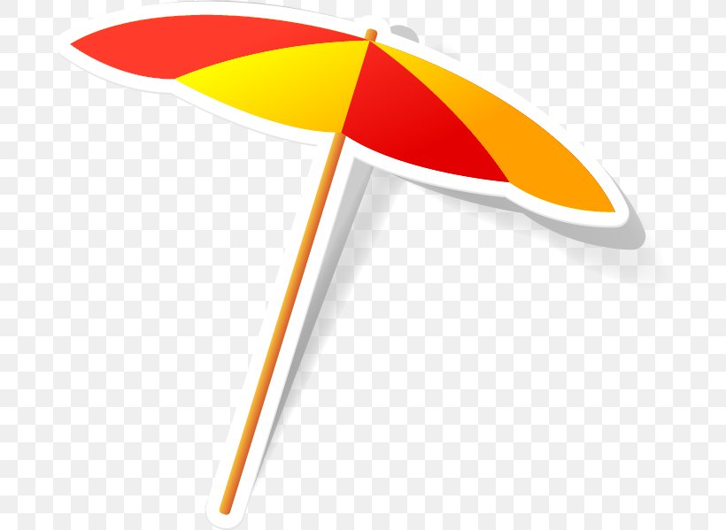 Icon, PNG, 691x599px, Umbrella, Beach, Cartoon, Orange, Photography Download Free