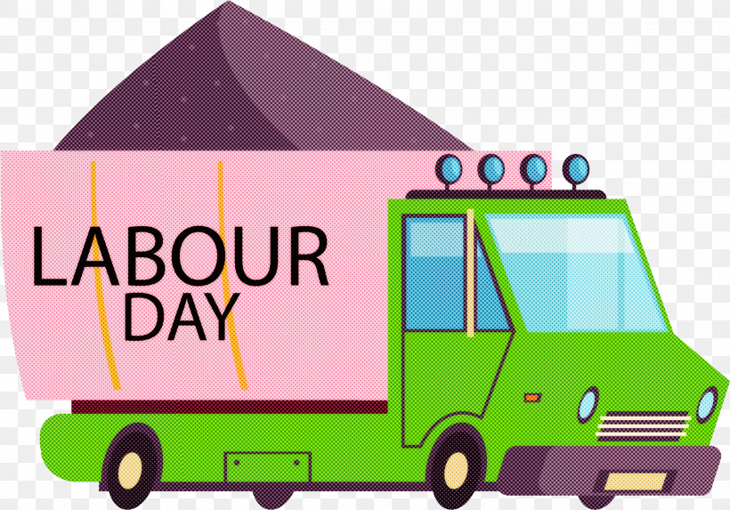Labour Day May Day, PNG, 2640x1845px, Labour Day, Car, Cartoon, Compact Car, Line Download Free