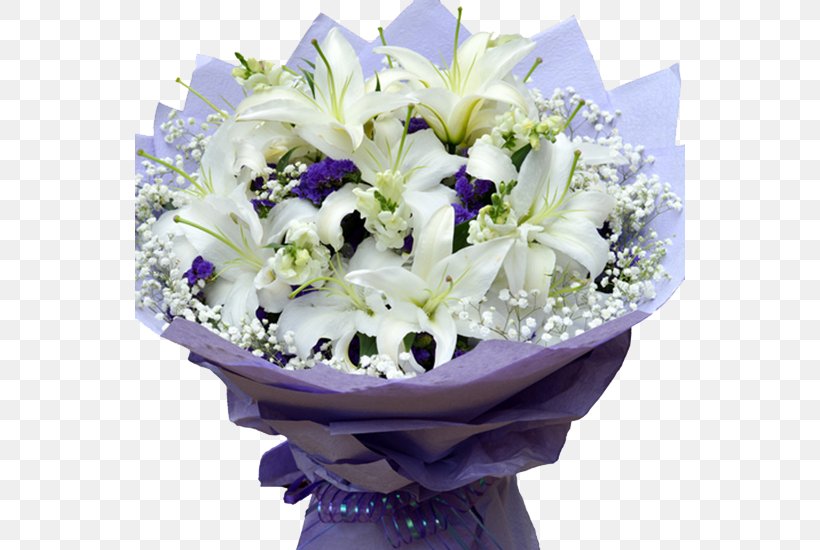 Nosegay Lilium White Gift Purple, PNG, 550x550px, Nosegay, Birthday, Blomsterbutikk, Blue, Christmas Download Free