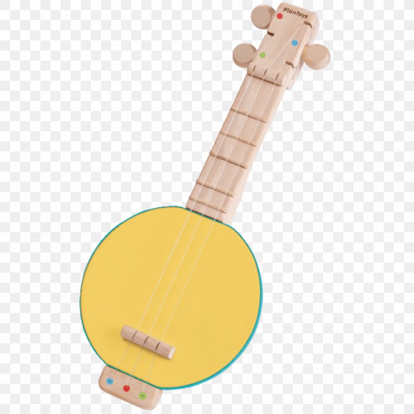 Plan Toys Musical Instruments Banjo Uke Child, PNG, 1000x1000px, Watercolor, Cartoon, Flower, Frame, Heart Download Free