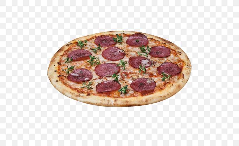 California-style Pizza Sicilian Pizza Flammekueche Pepperoni, PNG, 500x500px, Californiastyle Pizza, American Food, Baked Goods, Cheese, Chorizo Download Free