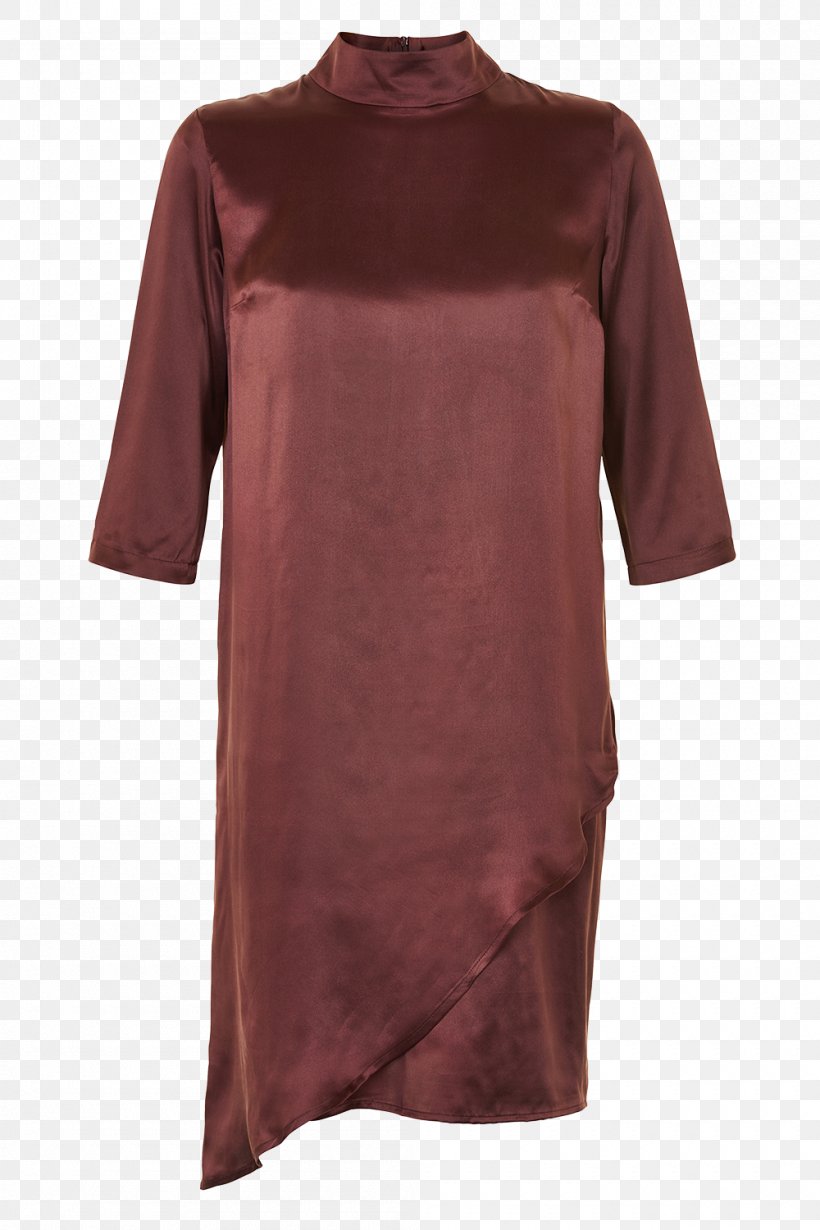 Dress Sleeve Blouse Satin Cyell, PNG, 1000x1500px, Dress, Blouse, Brown, Cyell, Day Dress Download Free