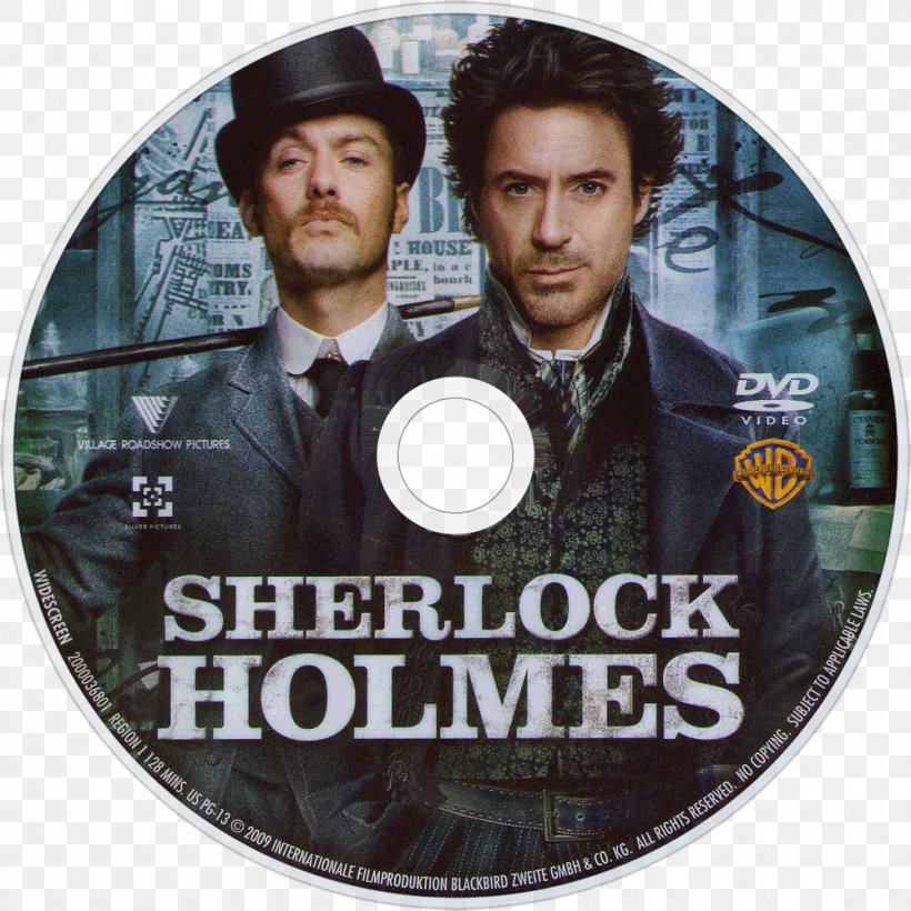 Robert Downey Jr. Guy Ritchie Sherlock Holmes: A Game Of Shadows Blu-ray Disc, PNG, 1000x1000px, Robert Downey Jr, Adventures Of Sherlock Holmes, Album Cover, Bluray Disc, Brand Download Free