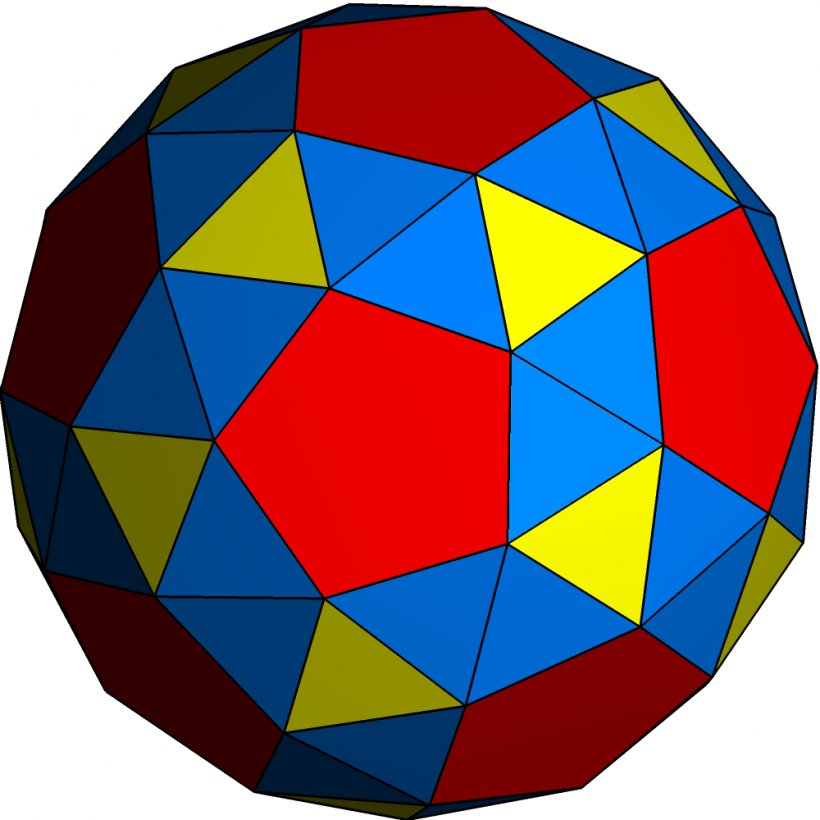Uniform Polyhedron Geometry Truncated Icosidodecahedron Archimedean Solid, PNG, 1000x1000px, Polyhedron, Archimedean Solid, Area, Ball, Deltoidal Hexecontahedron Download Free