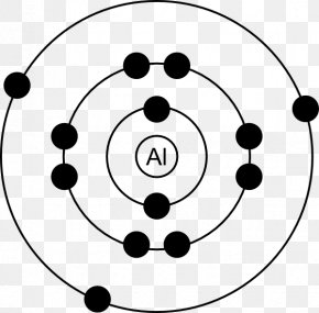 Aluminium Bohr Model Atom Electron Lewis Structure, PNG, 600x590px ...