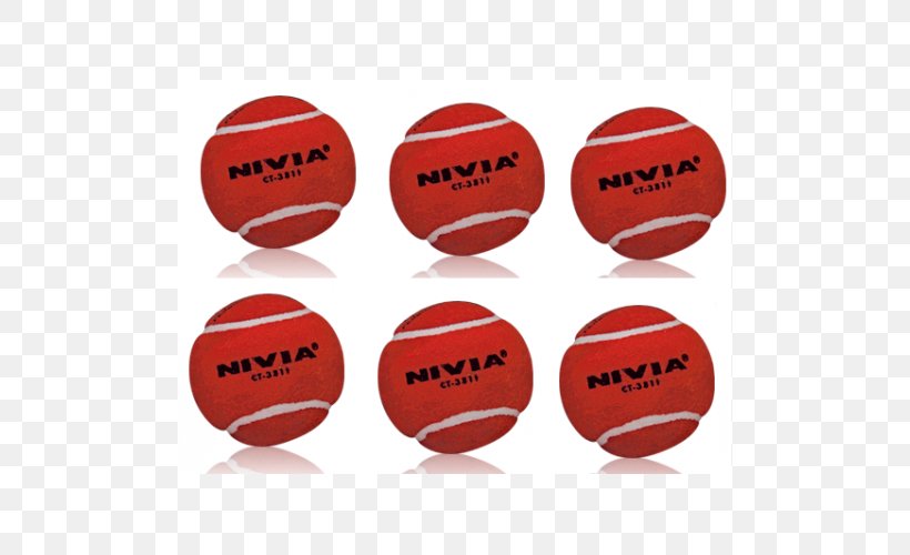 Cricket Balls Tennis Balls Nivia Heavy Tennis Ball Cricket Ball Pack Of 6 Red, PNG, 500x500px, Watercolor, Cartoon, Flower, Frame, Heart Download Free