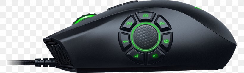 Computer Mouse Razer Naga Hex V2 Razer Inc. Multiplayer Online Battle Arena, PNG, 980x293px, Computer Mouse, All Xbox Accessory, Computer Component, Dots Per Inch, Electronics Accessory Download Free