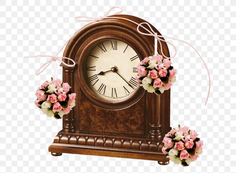 Mantel Clock Quartz Clock Movement Bulova, PNG, 699x603px, Clock, Artificial Flower, Bulova, Flower, Home Accessories Download Free