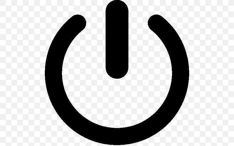 Power Symbol, PNG, 512x512px, Power Symbol, Black And White, Button, Computer, Electrical Switches Download Free