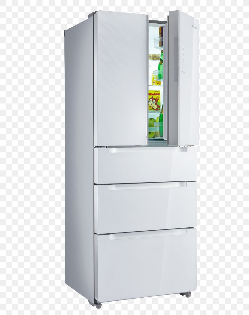 Refrigerator Home Appliance Air Conditioner Midea Haier, PNG, 690x1035px, Refrigerator, Acondicionamiento De Aire, Air Conditioner, Daikin, Drawer Download Free