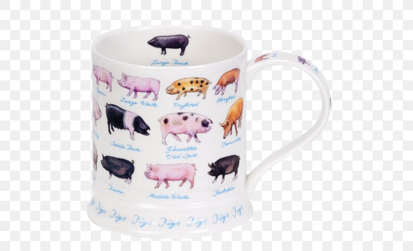Coffee Cup Mug Ceramic Pig, PNG, 500x500px, Coffee Cup, Bird, Ceramic, Country, Cup Download Free