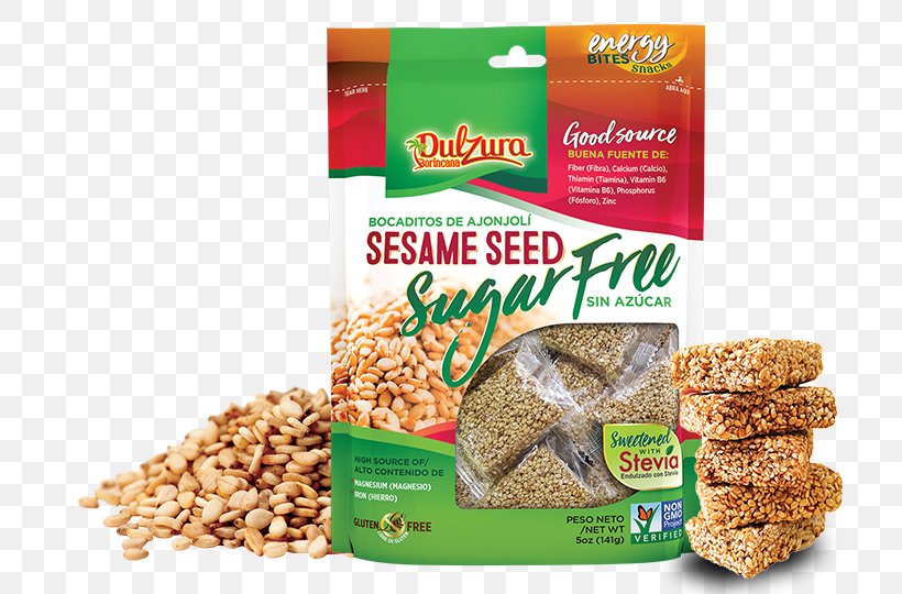 Sesame Seed Candy Sugar Substitute Dulzura Borincana, PNG, 740x540px, Sesame, Breakfast Cereal, Candy, Commodity, Convenience Food Download Free