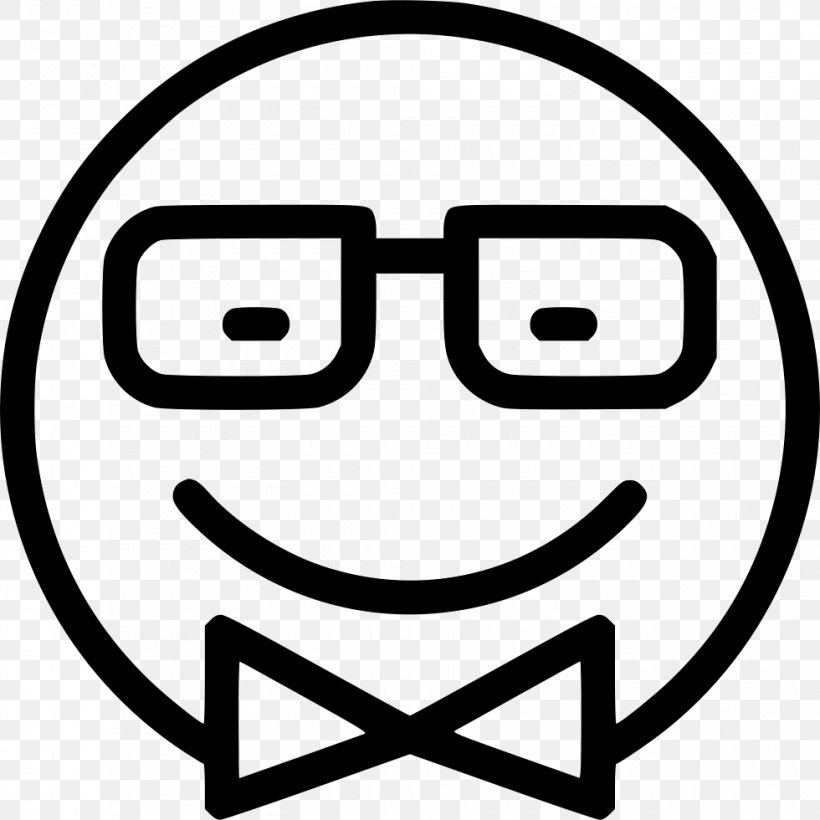 Smiley Emoticon Glasses Laughter, PNG, 980x980px, Smiley, Animation, Black And White, Crying, Emoticon Download Free