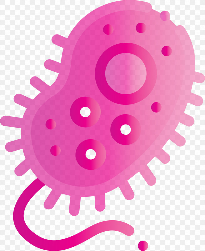 Bacteria Germs Virus, PNG, 2449x3000px, Bacteria, Germs, Magenta, Pink, Virus Download Free