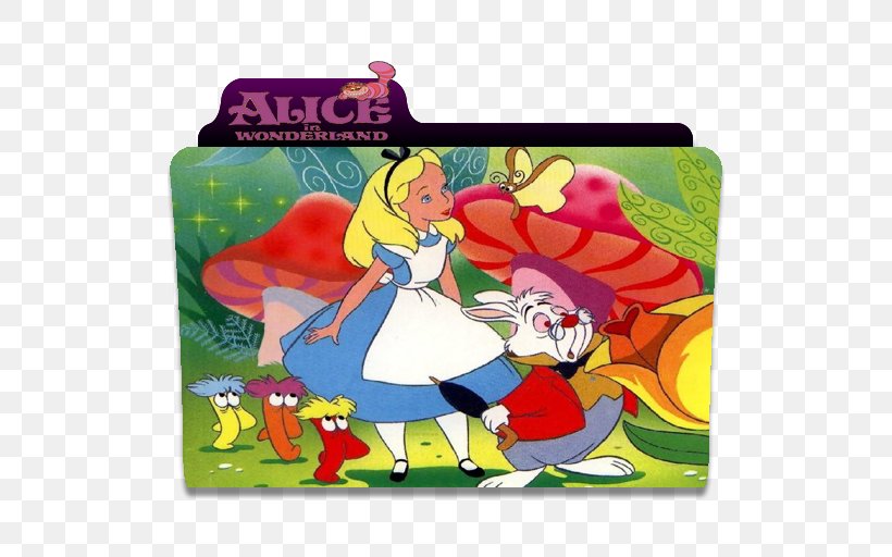 Alice's Adventures In Wonderland And Through The Looking-Glass White Rabbit Tweedledum Mad Hatter, PNG, 512x512px, White Rabbit, Alice In Wonderland, Art, Book, Cartoon Download Free