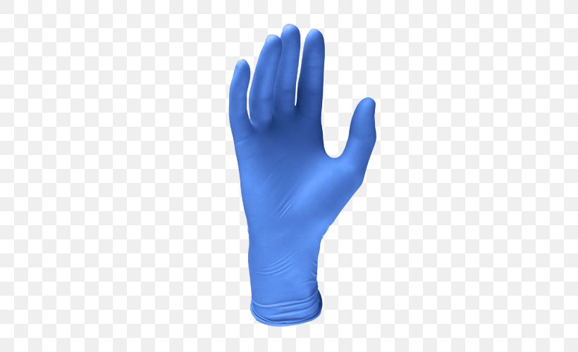 Medical Glove Rubber Glove Disposable Latex, PNG, 500x500px, Medical Glove, Blue, Cobalt Blue, Disposable, Electric Blue Download Free