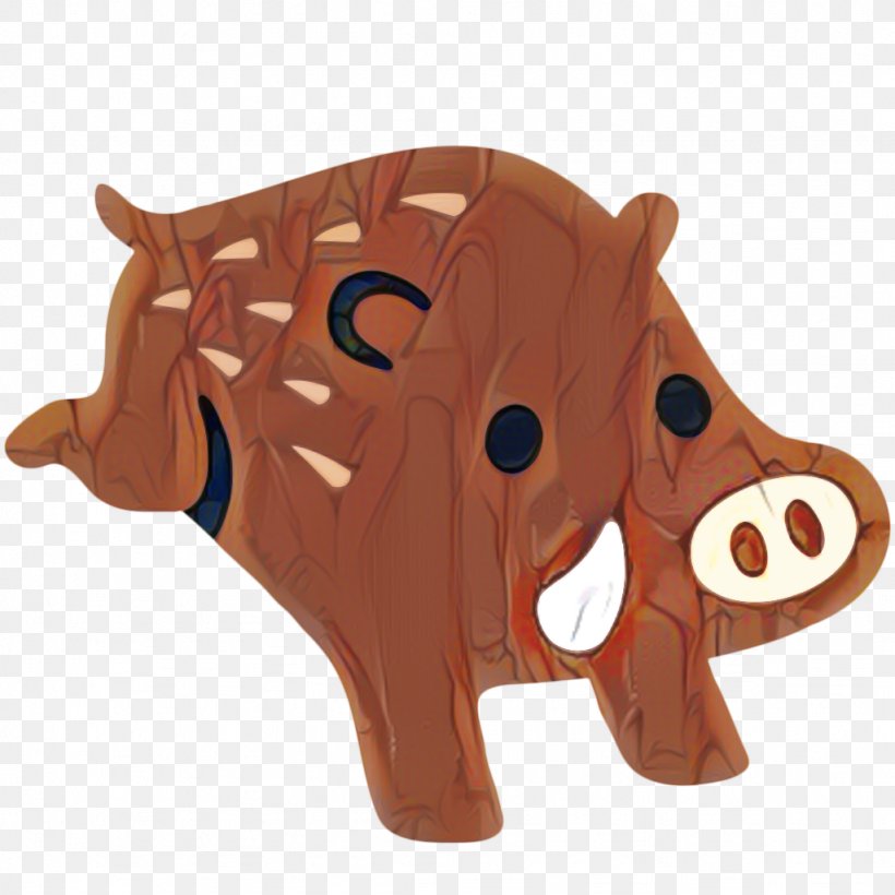 Pig Cartoon, PNG, 1024x1024px, Wood, Animal, Animal Figure, Snout, Toy Download Free
