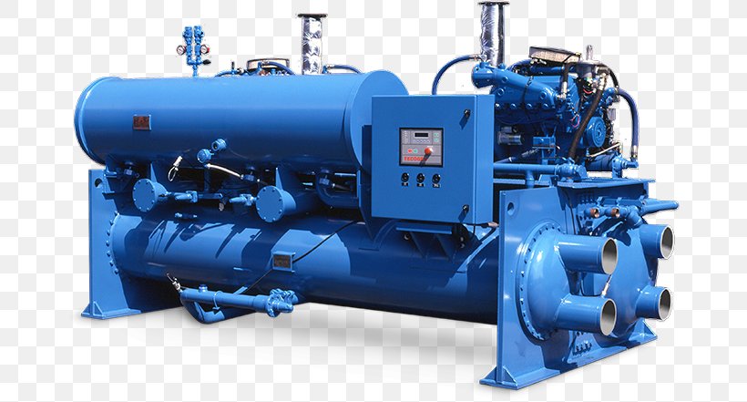 Water Chiller Water Cooling Air Conditioning Chilled Water, PNG, 675x441px, Chiller, Air Conditioning, Aircooled Engine, Chilled Water, Compressor Download Free