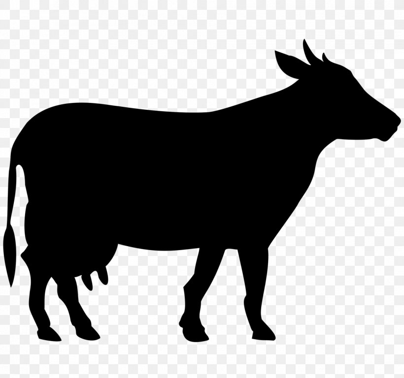 Cattle Clip Art, PNG, 1932x1811px, Cattle, Black And White, Cattle Like Mammal, Cow Goat Family, Goat Antelope Download Free