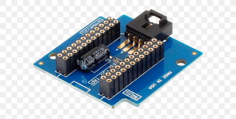 Microcontroller I²C Electrical Connector Interface Electronic Circuit, PNG, 622x415px, Microcontroller, Adapter, Arduino, Circuit Component, Circuit Prototyping Download Free