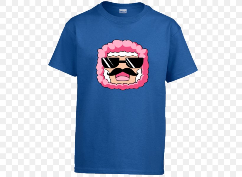 T-shirt PinkSheep Gildan Activewear Sleeve, PNG, 551x600px, Tshirt, Active Shirt, Blue, Cotton, Electric Blue Download Free