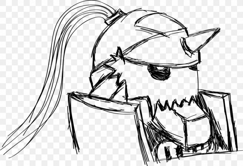 Alphonse Elric Drawing Line Art Sketch, PNG, 900x614px, Alphonse Elric, Artwork, Black And White, Cartoon, Character Download Free