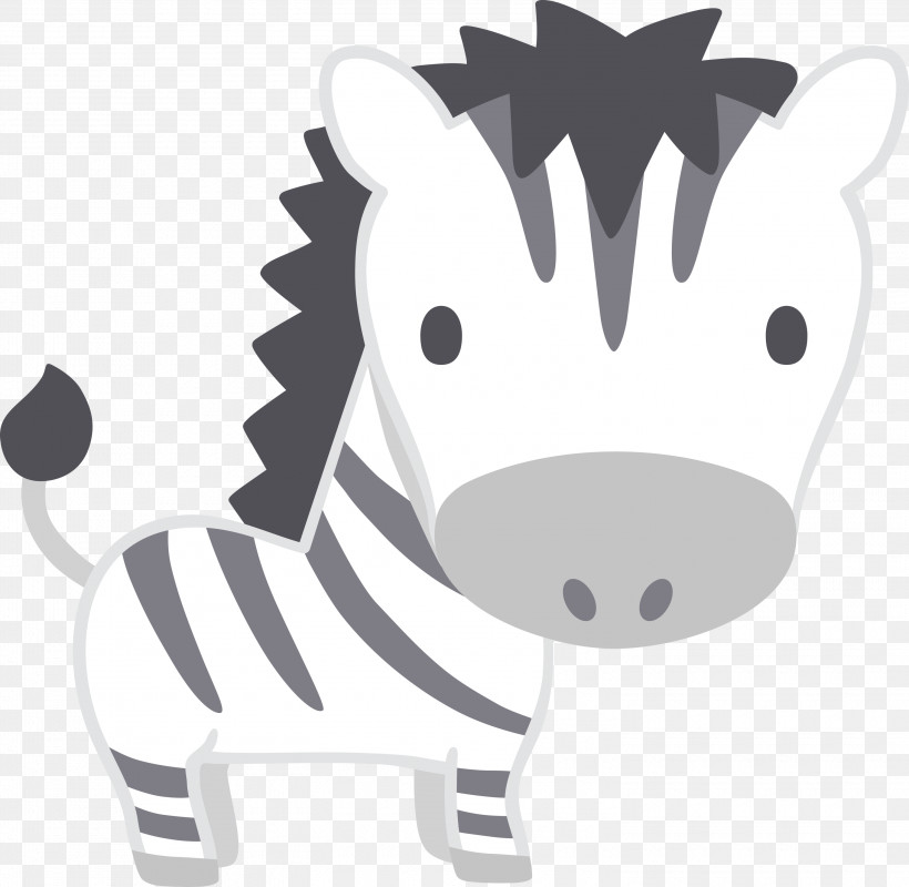 Cartoon White Animal Figure Snout Black-and-white, PNG, 3000x2930px, Cartoon, Animal Figure, Blackandwhite, Snout, White Download Free