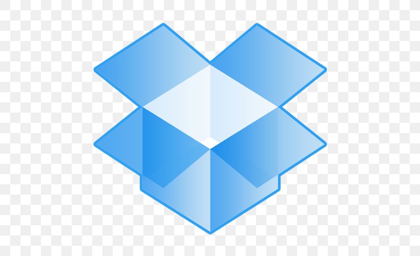 Dropbox Google Drive Cloud Storage File Sharing, PNG, 500x500px, Dropbox, Android, Area, Backup, Blue Download Free
