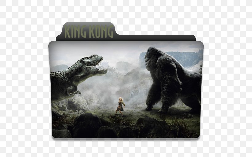 Peter Jackson's King Kong YouTube Skull Island Film, PNG, 512x512px, King Kong, Fauna, Film, Great Ape, Highdefinition Video Download Free