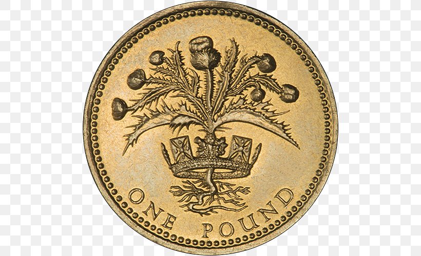 United Kingdom One Pound Two Pounds Coins Of The Pound Sterling, PNG, 500x500px, United Kingdom, Brass, Coin, Coins Of The Pound Sterling, Currency Download Free