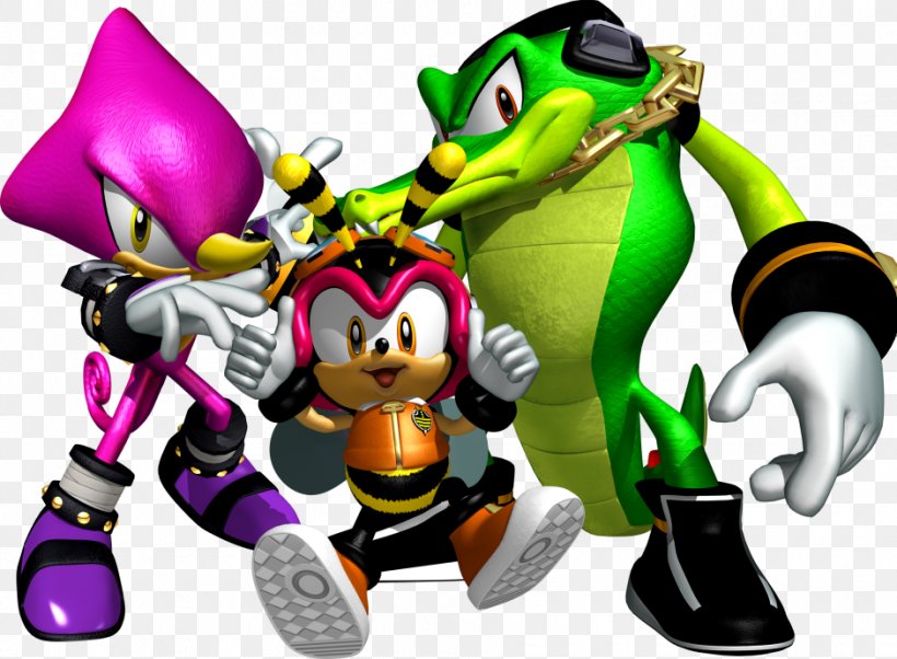 Sonic Heroes Knuckles' Chaotix Espio The Chameleon Sonic Free Riders Vector The Crocodile, PNG, 940x691px, Sonic Heroes, Amy Rose, Charmy Bee, Espio The Chameleon, Fictional Character Download Free