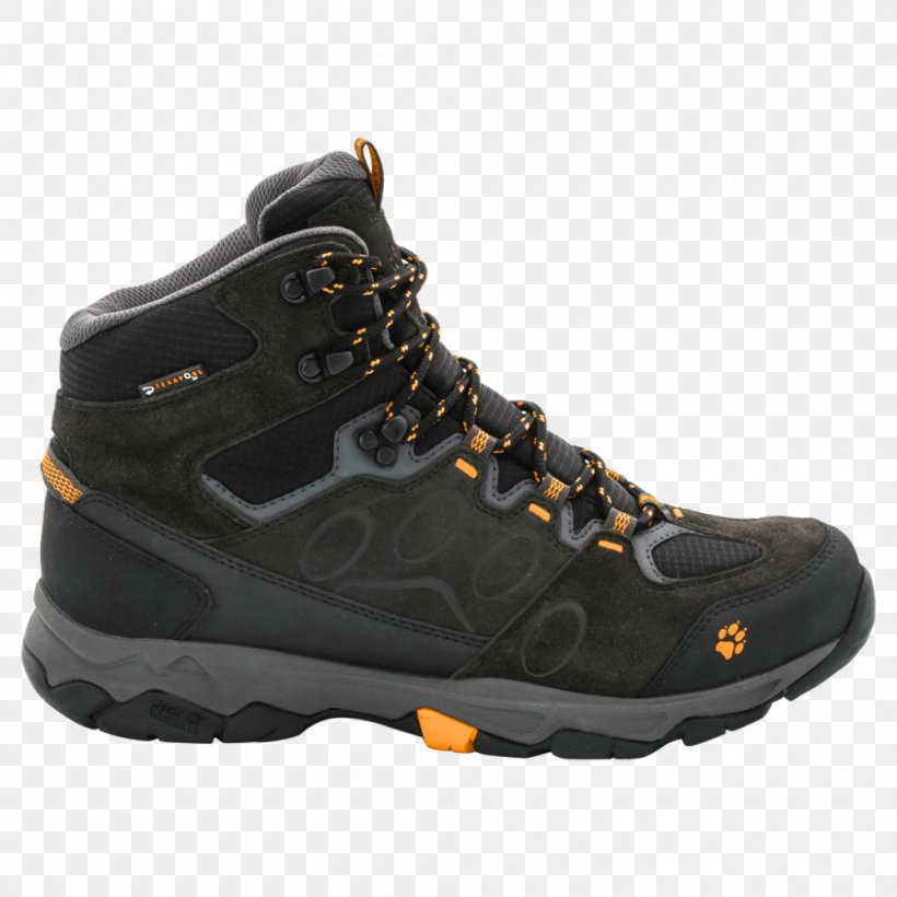 Hiking Boot Cycling Shoe Jack Wolfskin, PNG, 1000x1000px, Hiking Boot, Athletic Shoe, Black, Boot, Climbing Shoe Download Free