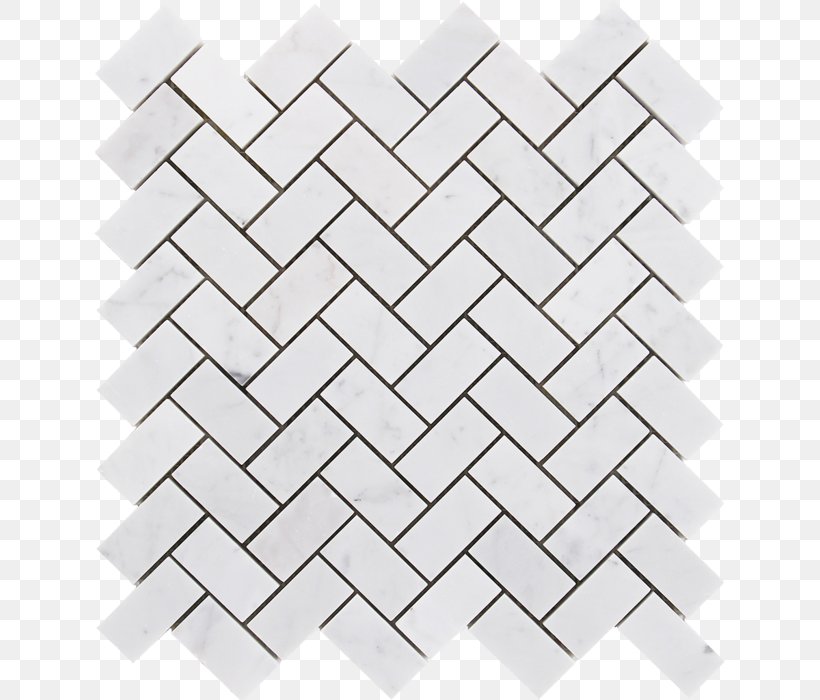 Tile Carrara Marble Herringbone Pattern Mosaic, PNG, 700x700px, Tile, Bathroom, Carrara Marble, Floor, Flooring Download Free