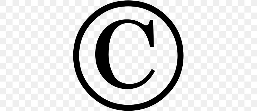 Copyright Symbol Logo, PNG, 354x354px, Copyright, Area, Black And White, Brand, Copyright Law Of The United States Download Free