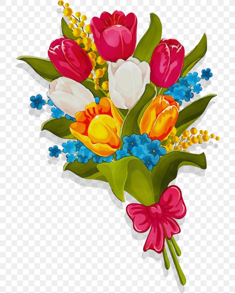 Flower Cut Flowers Bouquet Tulip Plant, PNG, 714x1024px, Watercolor, Anthurium, Bouquet, Cut Flowers, Floristry Download Free