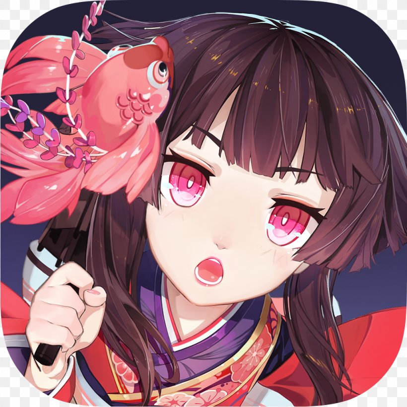 Onmyoji Android Mobile Game NetEase, PNG, 1024x1024px, Watercolor, Cartoon, Flower, Frame, Heart Download Free