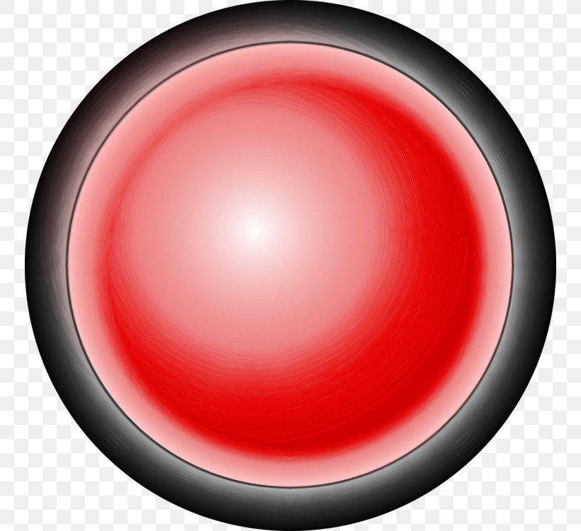 Red Circle Sphere Material Property Button, PNG, 750x750px, Watercolor, Button, Circle, Material Property, Paint Download Free