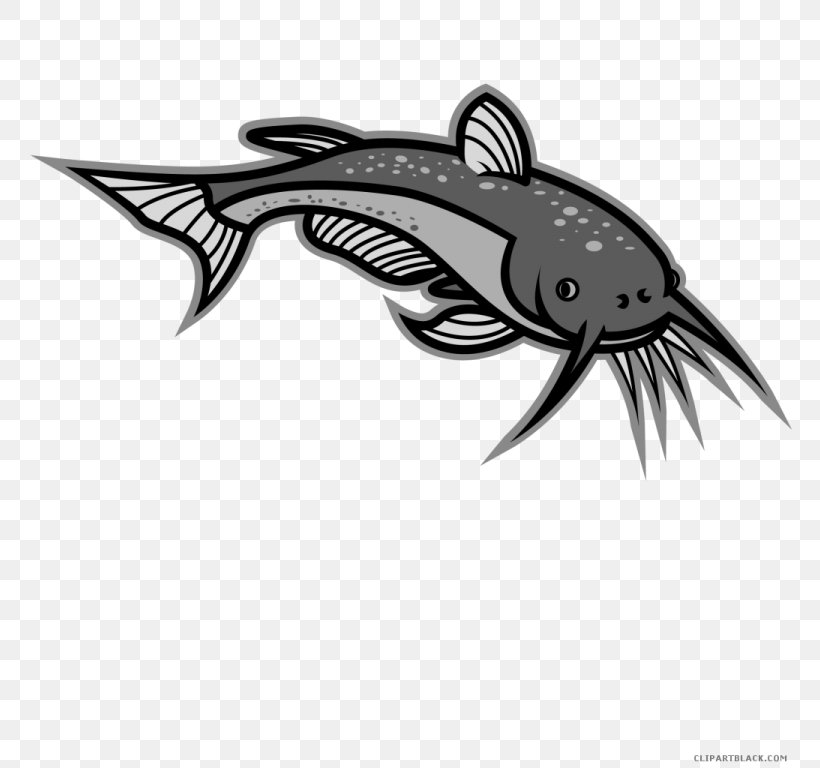 Clip Art Illustration Vector Graphics Free Content Royalty-free, PNG, 768x768px, Royaltyfree, Artwork, Black, Black And White, Catfish Download Free