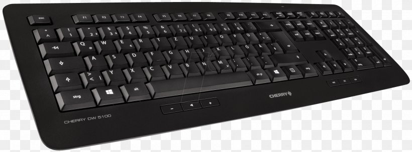 Computer Keyboard Computer Mouse Cherry Wireless Keyboard, PNG, 1800x669px, Computer Keyboard, Cherry, Cherry Dw 5100 Spanien, Computer Accessory, Computer Component Download Free