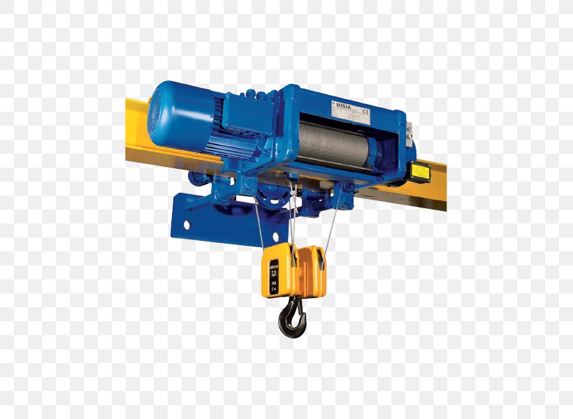 Misia Paranchi S.R.L. Block And Tackle Crane Hoist Machine, PNG, 520x600px, Block And Tackle, Chain, Crane, Cylinder, Eot Crane Download Free