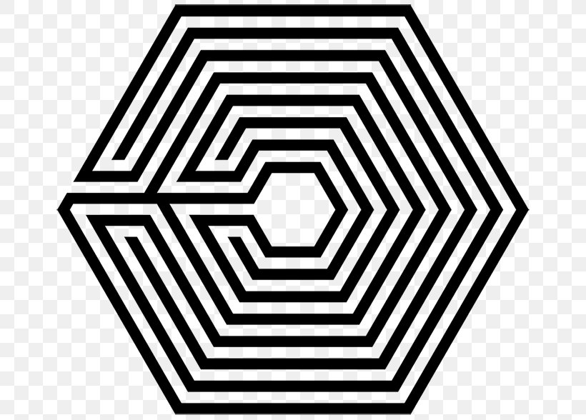 Overdose EXO Logo Drawing Mama, PNG, 678x588px, Overdose, Area, Art, Black, Black And White Download Free