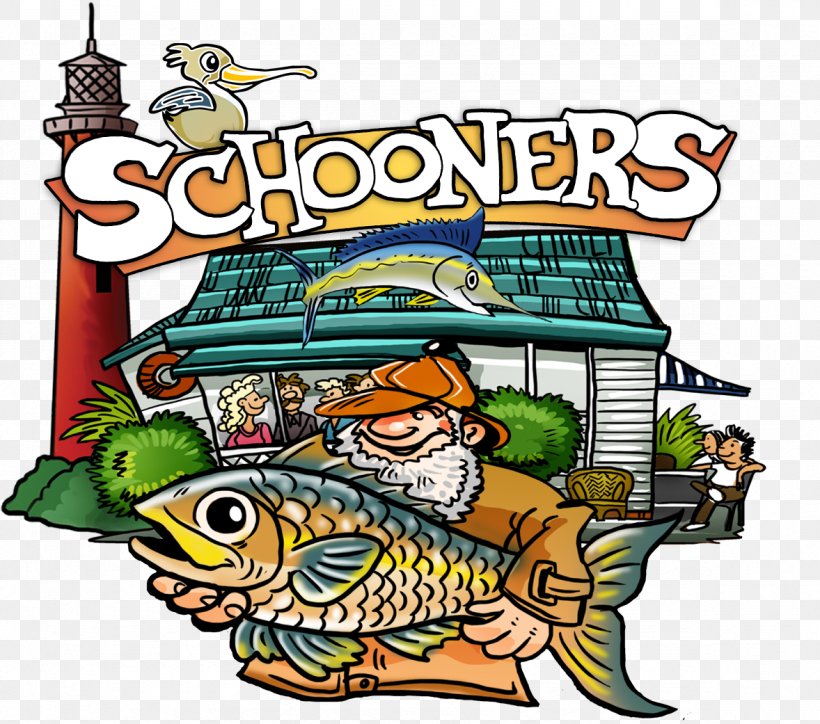 Schooners Seafood Restaurant Seafood Restaurant Local Food, PNG, 1178x1041px, Restaurant, Cartoon, Fiction, Fish, Florida Download Free