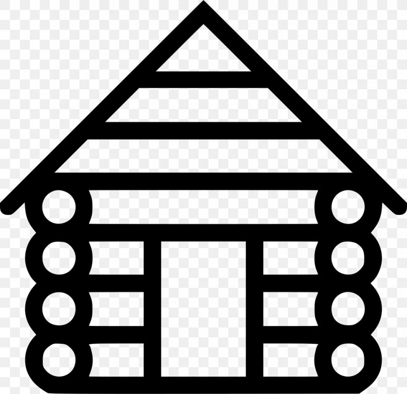 Log Cabin Cottage Clip Art, PNG, 980x950px, Log Cabin, Accommodation, Apartment, Area, Black And White Download Free