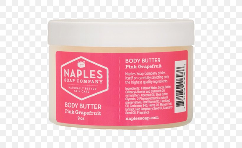 Cream Naples Soap Company Shea Butter Coconut Water, PNG, 500x500px, Cream, Bath Body Works, Butter, Coconut Water, Exfoliation Download Free