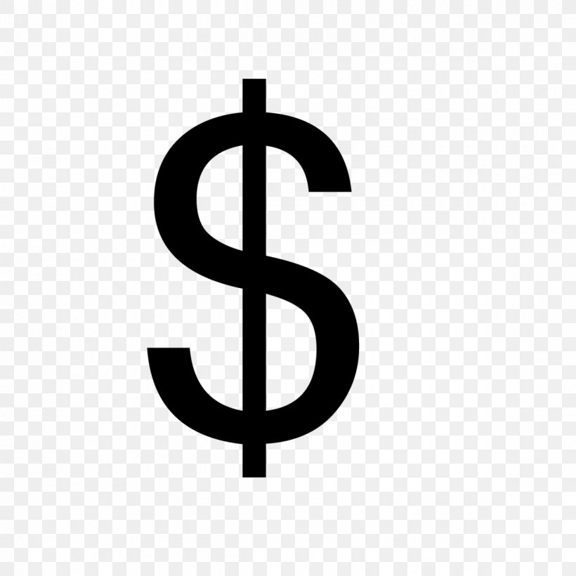 Dollar Sign, PNG, 1200x1200px, United States Dollar, Currency, Dollar, Dollar Sign, Logo Download Free