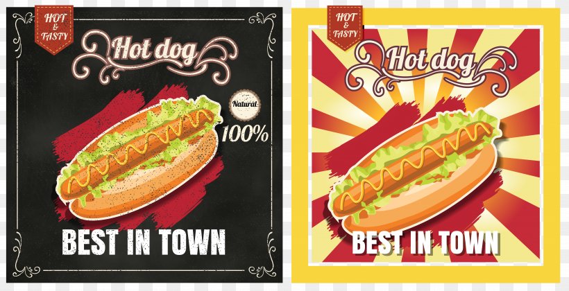 Hot Dog Hamburger Fast Food Pizza Menu, PNG, 8148x4178px, Hot Dog, American Food, Brand, Bread, Cuisine Download Free