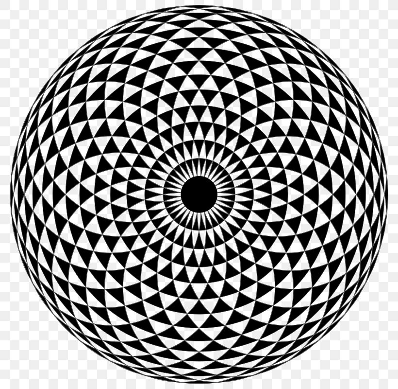 Mandala Toroid Sacred Geometry Torus, PNG, 800x800px, Mandala, Ball, Black And White, Color, Geometry Download Free