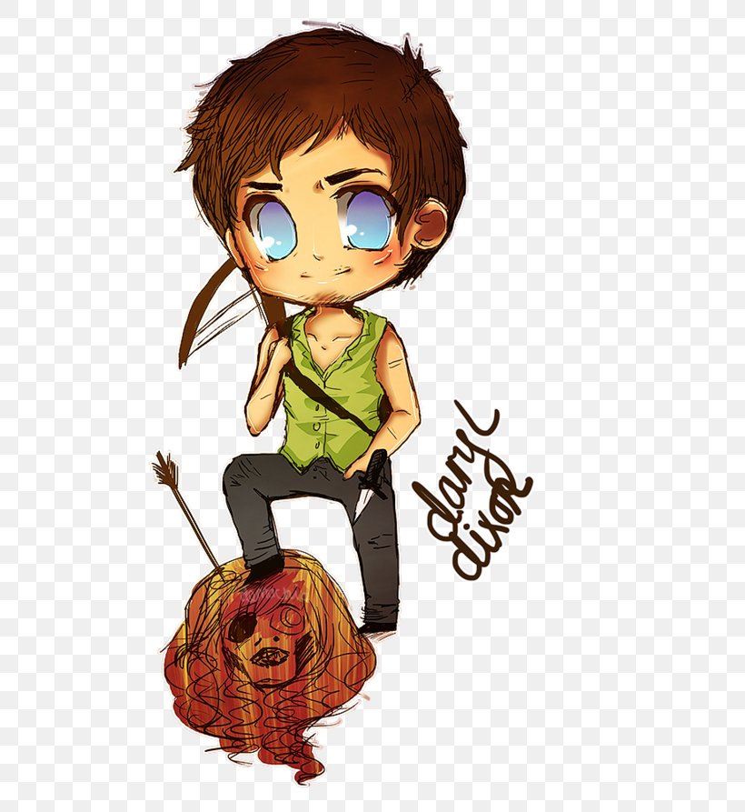 Daryl Dixon Fan Art Cartoon, PNG, 600x893px, Watercolor, Cartoon, Flower, Frame, Heart Download Free